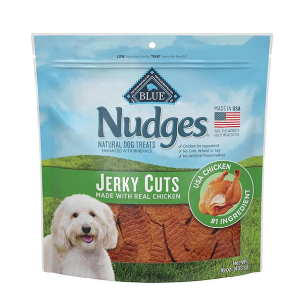 Blue Buffalo Nudges Jerky Bites Dog Treats,Bite-Sized